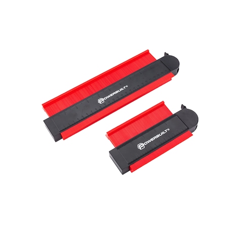 Powerbuilt 2Pc Contour Gauge with Lock 240353